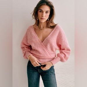 Sezane reversible sweater (pictured both ways)